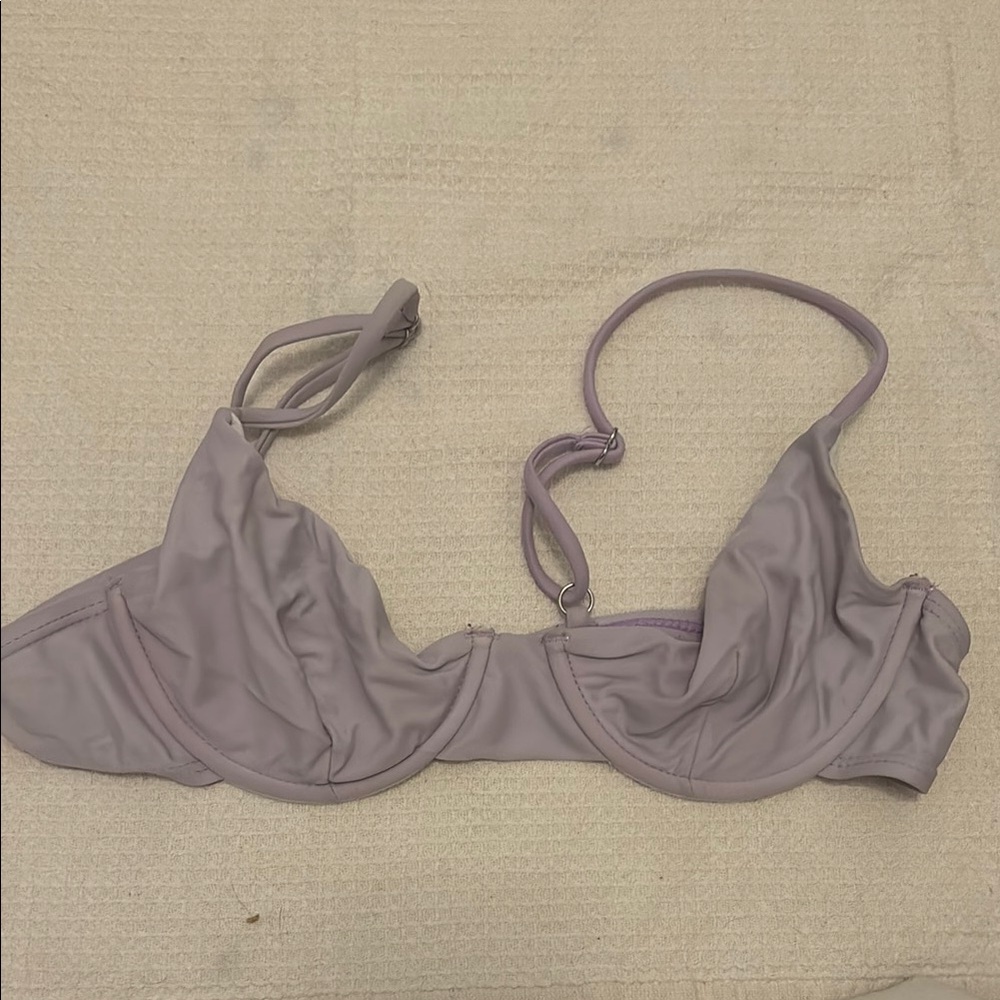 Zaful Lavender Underwire Bikini Top